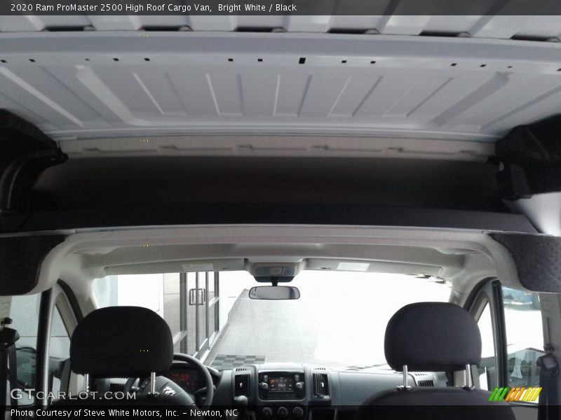 Bright White / Black 2020 Ram ProMaster 2500 High Roof Cargo Van