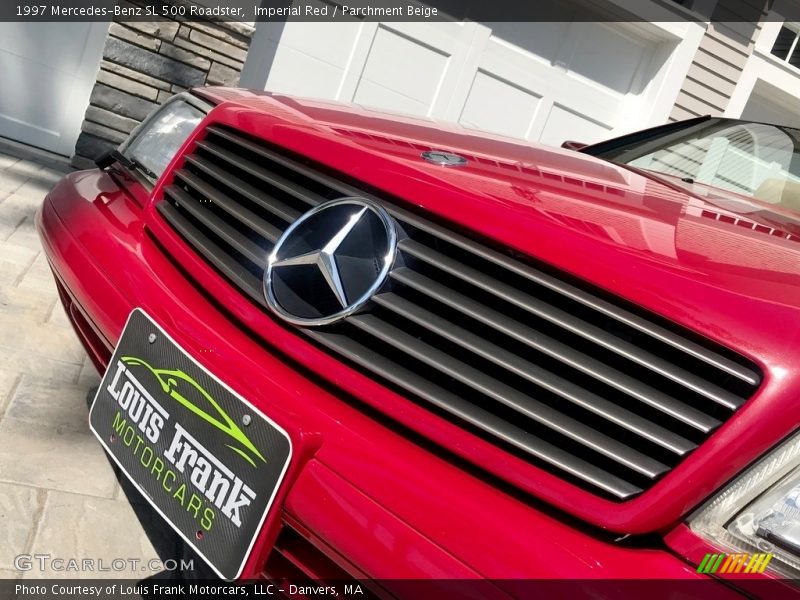 Imperial Red / Parchment Beige 1997 Mercedes-Benz SL 500 Roadster