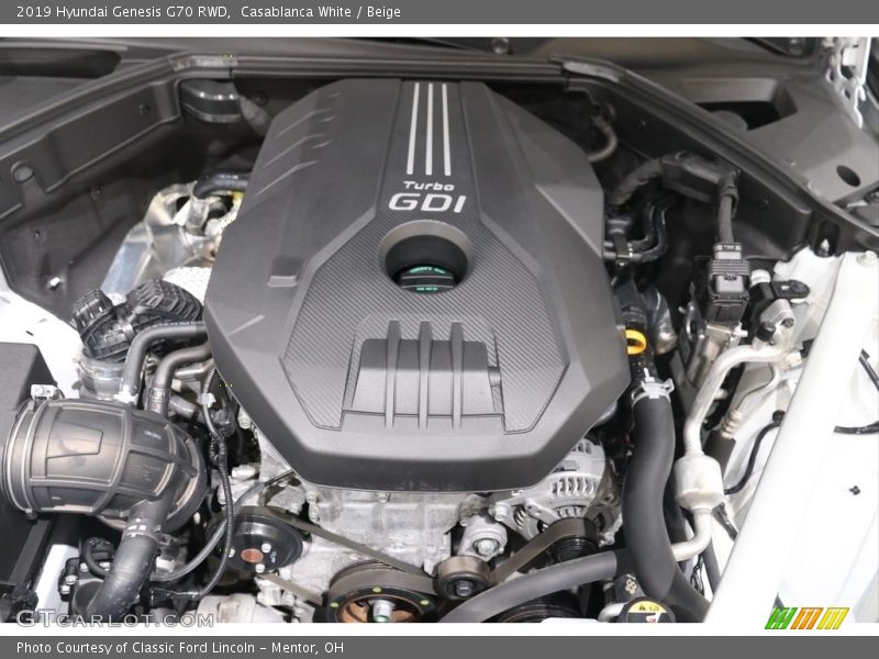  2019 Genesis G70 RWD Engine - 2.0 Liter Turbocharged DOHC 16-Valve 4 Cylinder