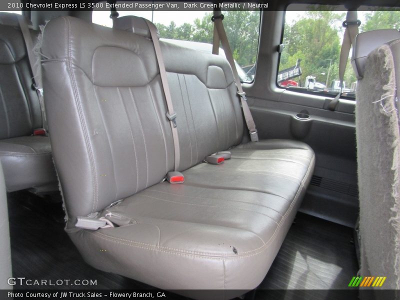 Rear Seat of 2010 Express LS 3500 Extended Passenger Van