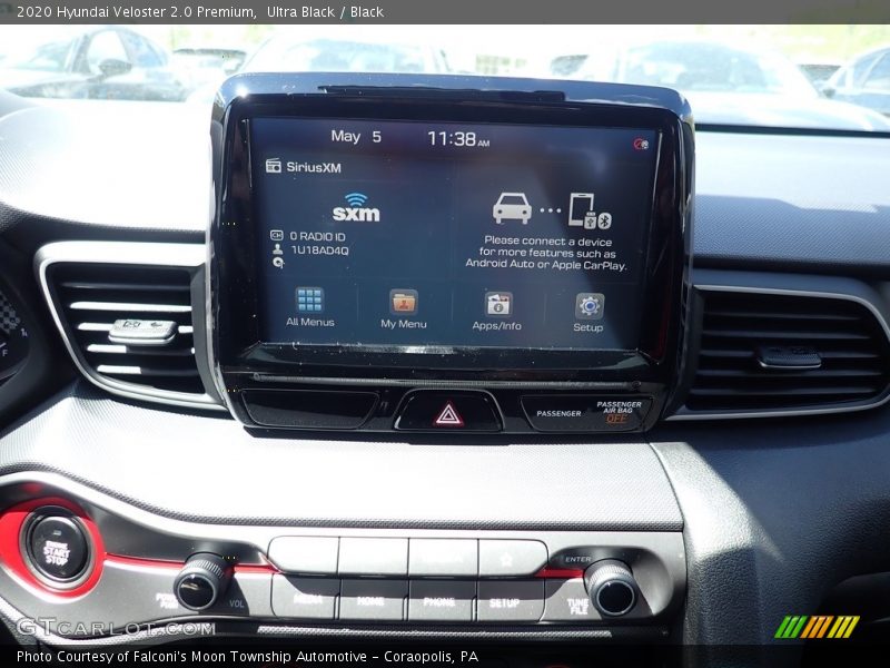 Ultra Black / Black 2020 Hyundai Veloster 2.0 Premium