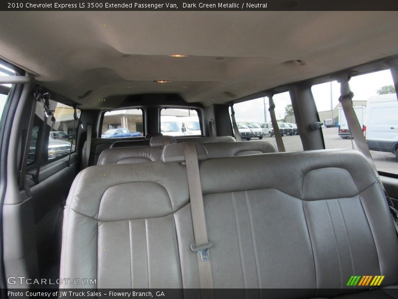 Rear Seat of 2010 Express LS 3500 Extended Passenger Van