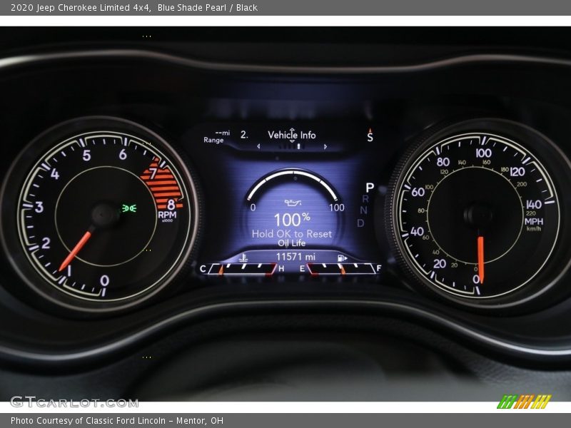 Blue Shade Pearl / Black 2020 Jeep Cherokee Limited 4x4