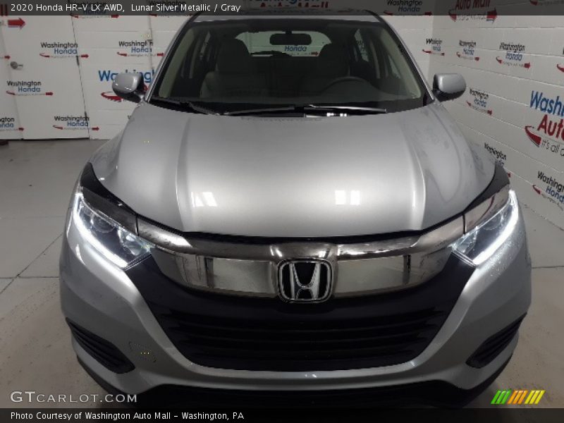 Lunar Silver Metallic / Gray 2020 Honda HR-V LX AWD