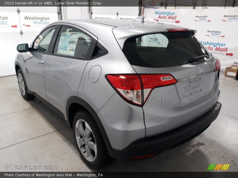 Lunar Silver Metallic / Gray 2020 Honda HR-V LX AWD