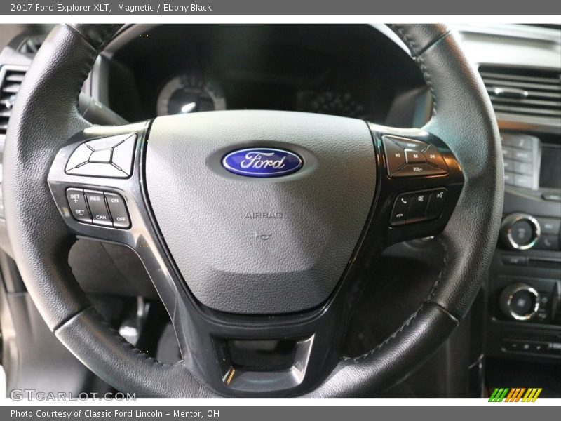 Magnetic / Ebony Black 2017 Ford Explorer XLT