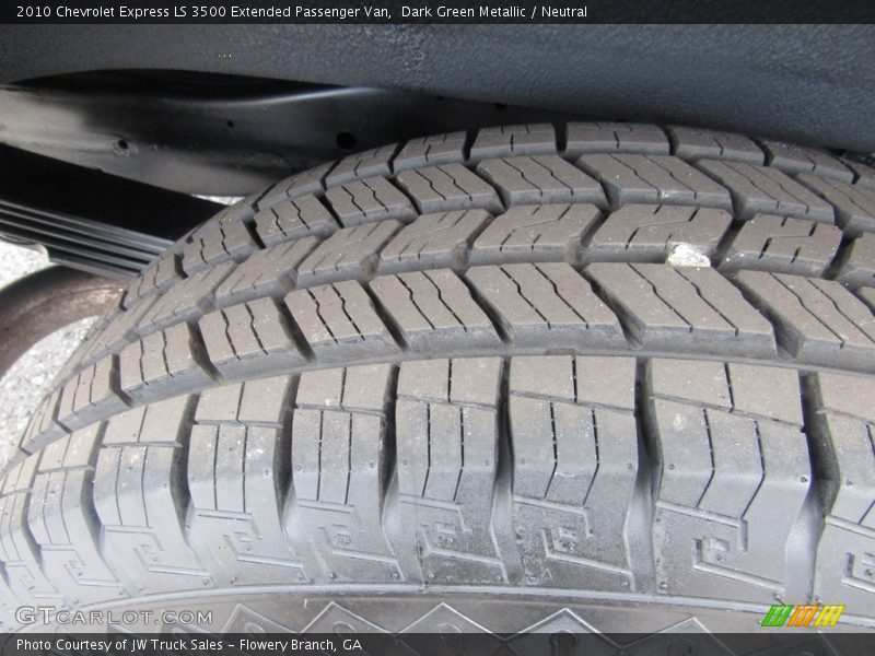 Dark Green Metallic / Neutral 2010 Chevrolet Express LS 3500 Extended Passenger Van