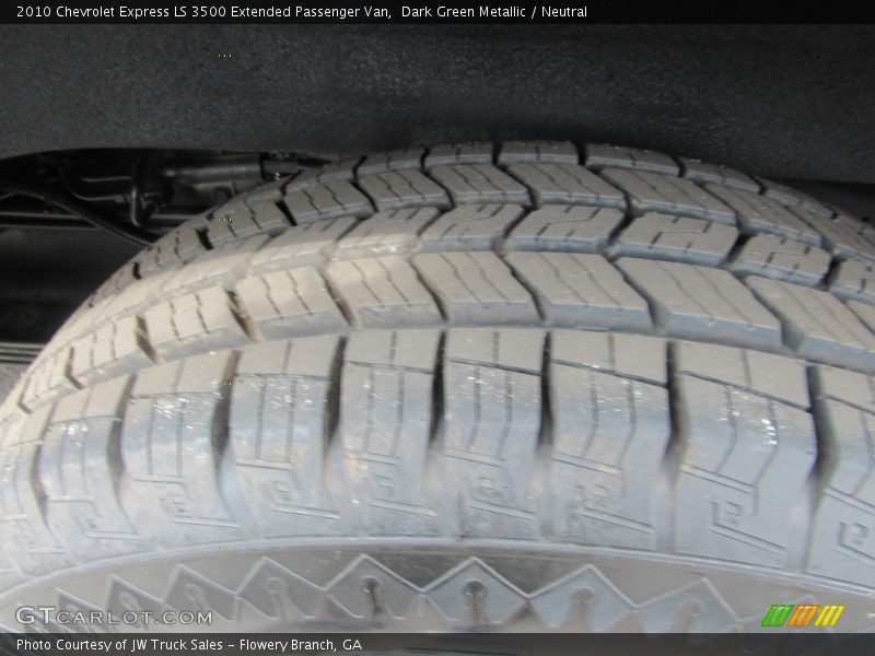Dark Green Metallic / Neutral 2010 Chevrolet Express LS 3500 Extended Passenger Van