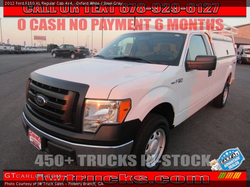 Oxford White / Steel Gray 2012 Ford F150 XL Regular Cab 4x4