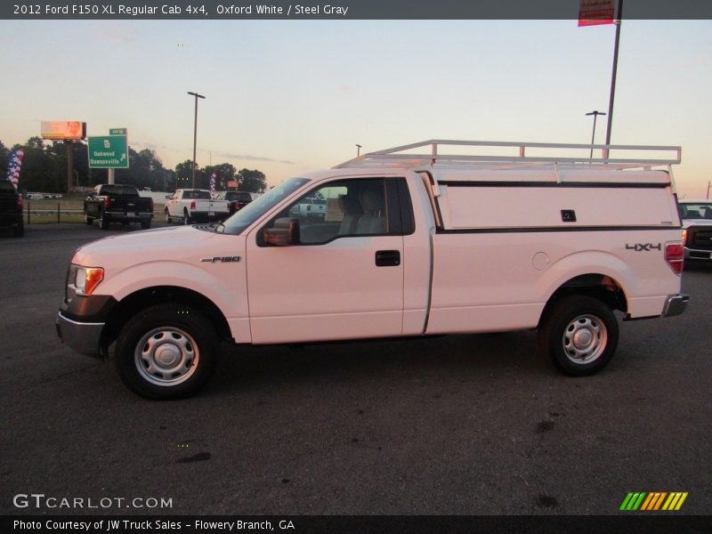 Oxford White / Steel Gray 2012 Ford F150 XL Regular Cab 4x4