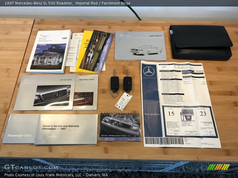 Books/Manuals of 1997 SL 500 Roadster