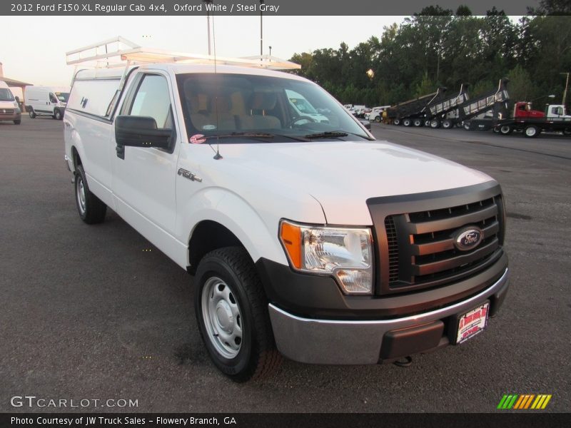 Oxford White / Steel Gray 2012 Ford F150 XL Regular Cab 4x4
