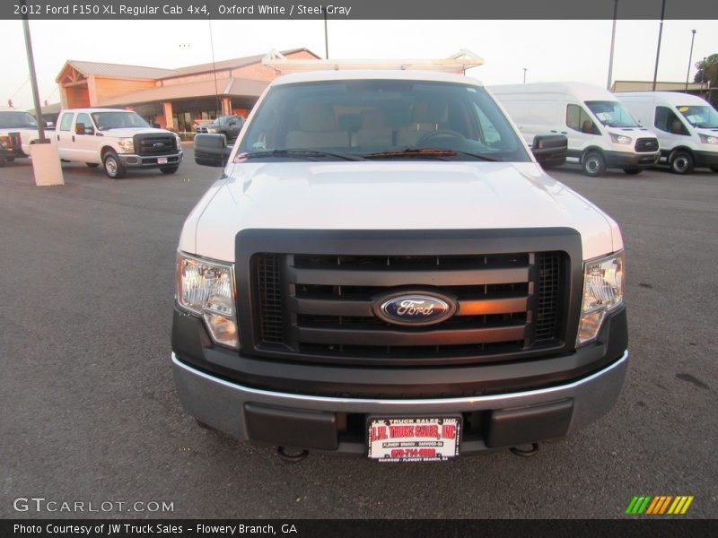 Oxford White / Steel Gray 2012 Ford F150 XL Regular Cab 4x4