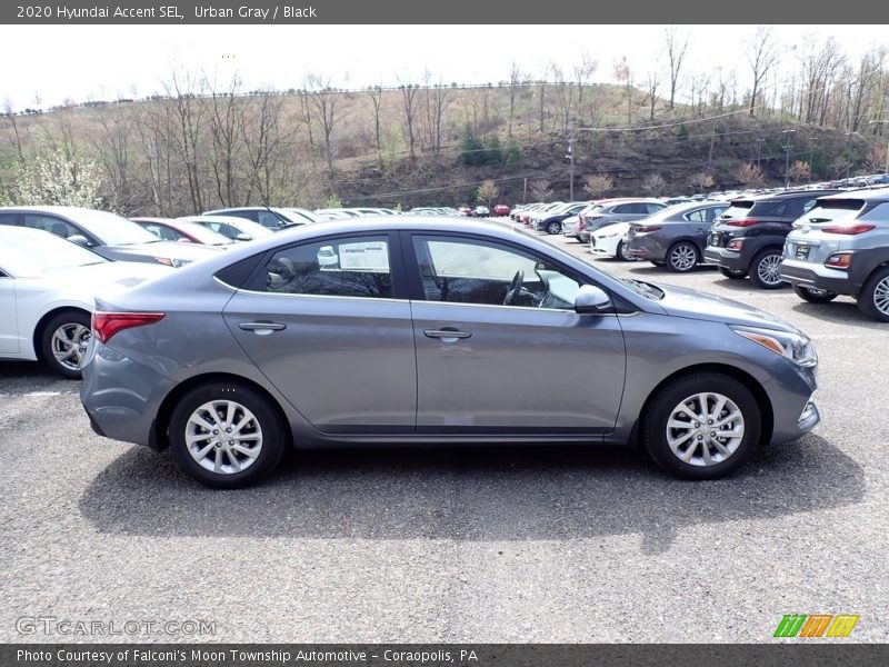 Urban Gray / Black 2020 Hyundai Accent SEL