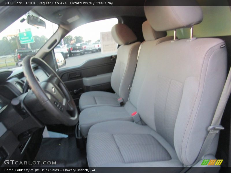 Oxford White / Steel Gray 2012 Ford F150 XL Regular Cab 4x4