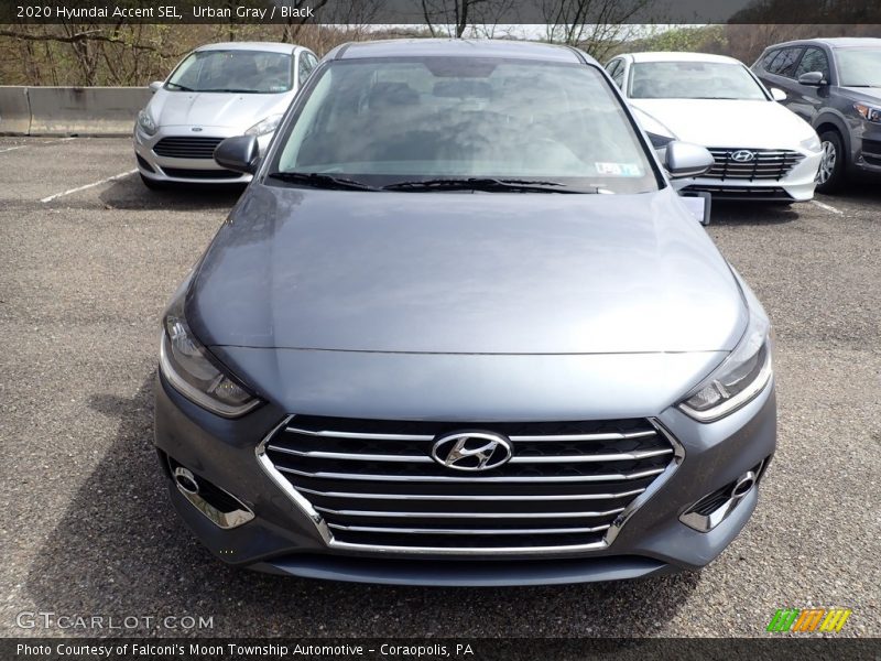 Urban Gray / Black 2020 Hyundai Accent SEL