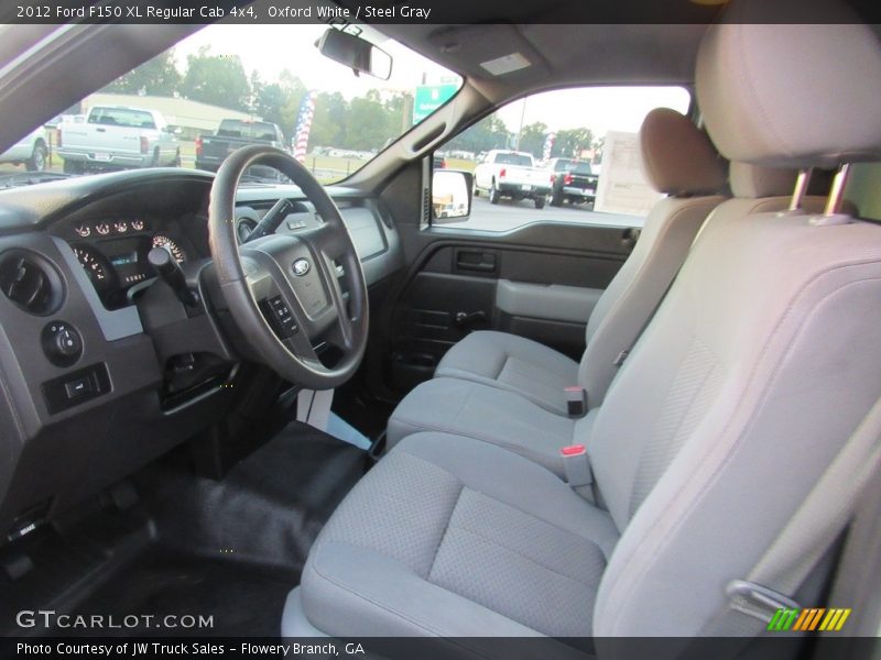 Oxford White / Steel Gray 2012 Ford F150 XL Regular Cab 4x4