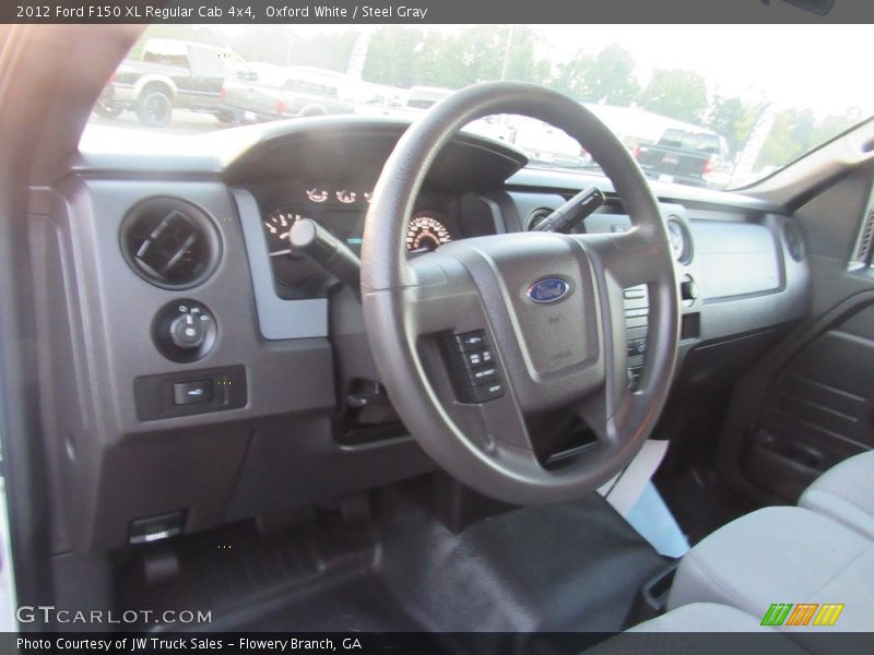 Oxford White / Steel Gray 2012 Ford F150 XL Regular Cab 4x4
