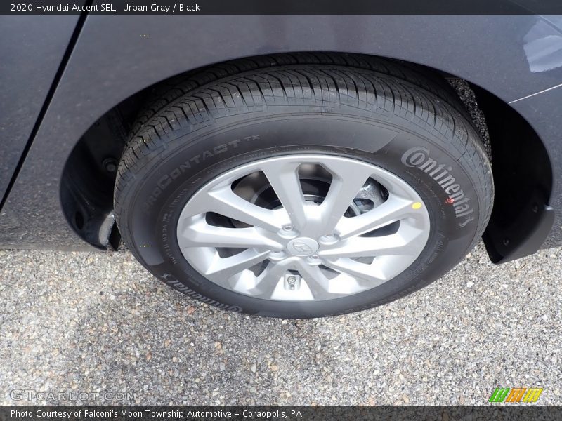 Urban Gray / Black 2020 Hyundai Accent SEL