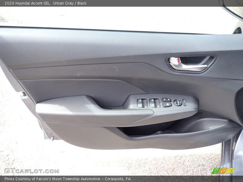 Urban Gray / Black 2020 Hyundai Accent SEL