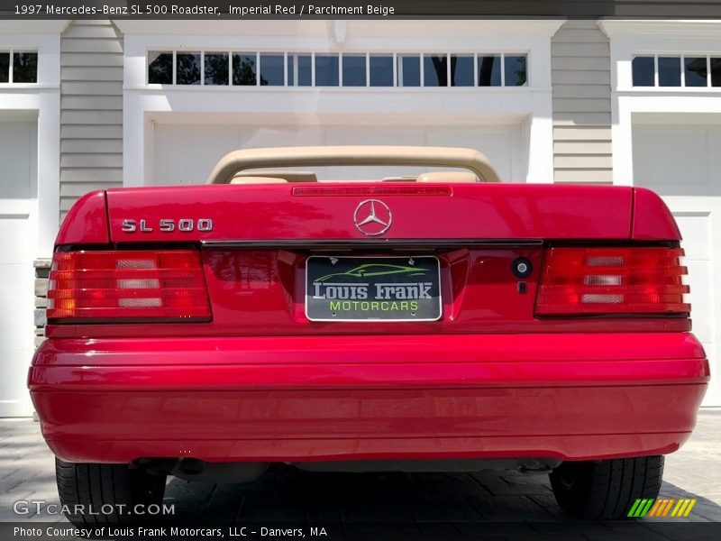 Imperial Red / Parchment Beige 1997 Mercedes-Benz SL 500 Roadster