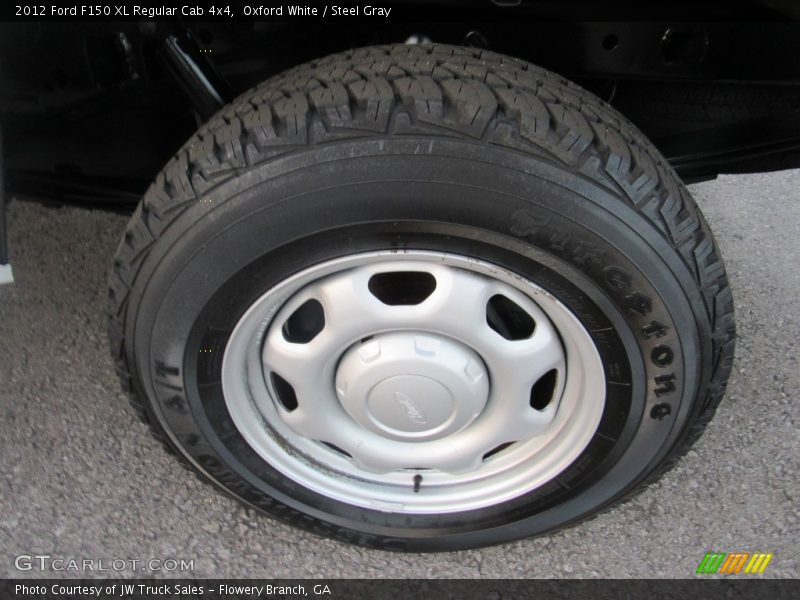 Oxford White / Steel Gray 2012 Ford F150 XL Regular Cab 4x4