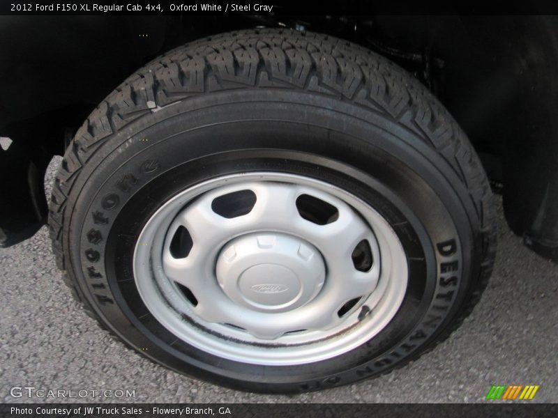 Oxford White / Steel Gray 2012 Ford F150 XL Regular Cab 4x4
