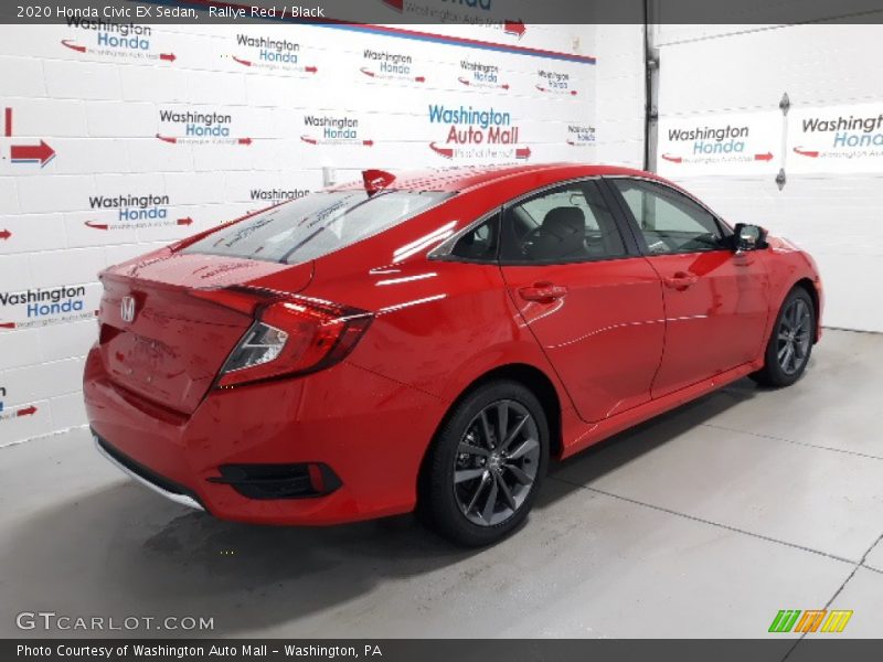 Rallye Red / Black 2020 Honda Civic EX Sedan
