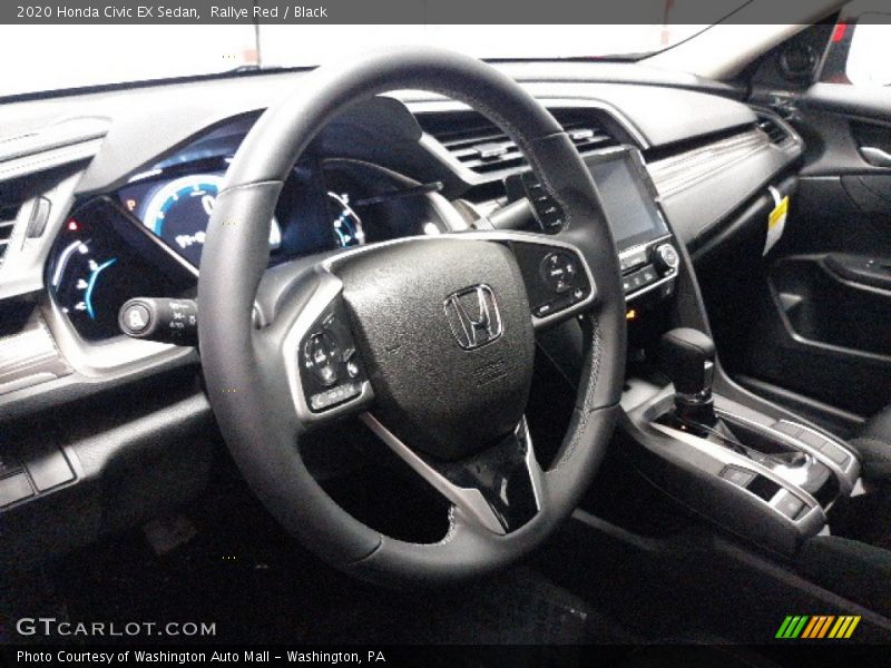 Rallye Red / Black 2020 Honda Civic EX Sedan