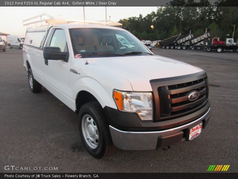 Oxford White / Steel Gray 2012 Ford F150 XL Regular Cab 4x4