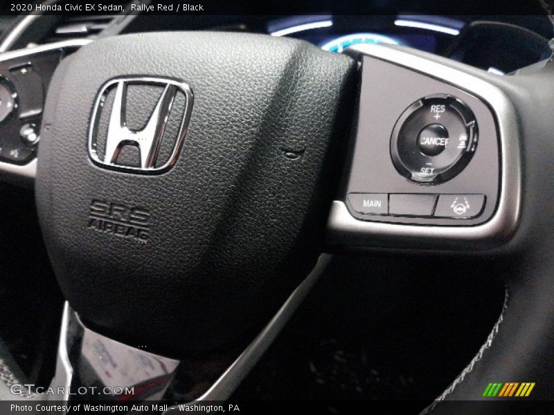 Rallye Red / Black 2020 Honda Civic EX Sedan