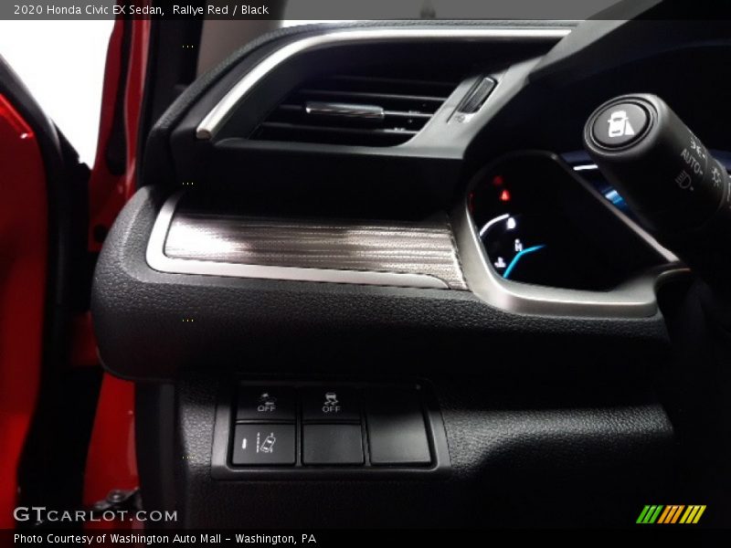 Rallye Red / Black 2020 Honda Civic EX Sedan