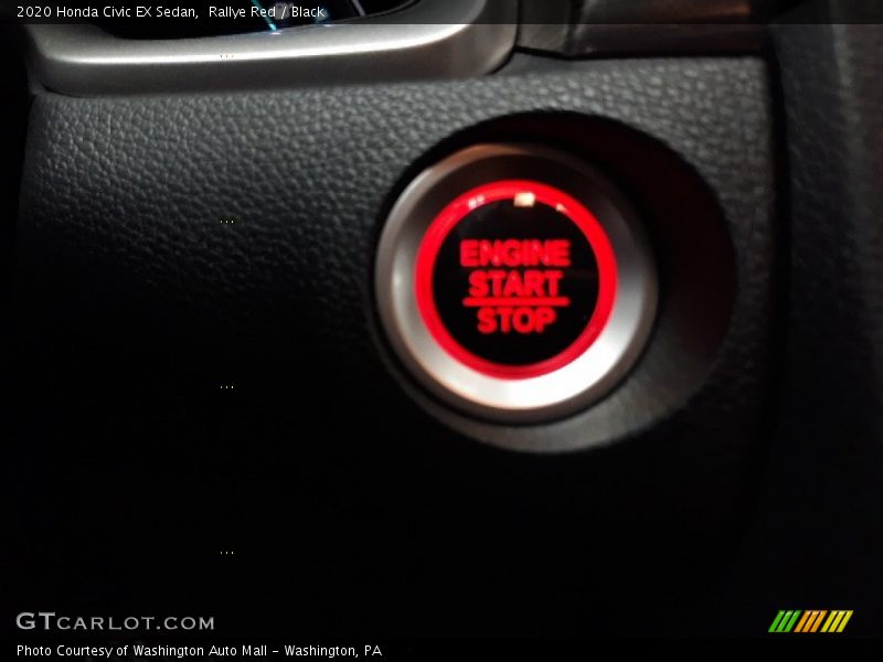 Rallye Red / Black 2020 Honda Civic EX Sedan