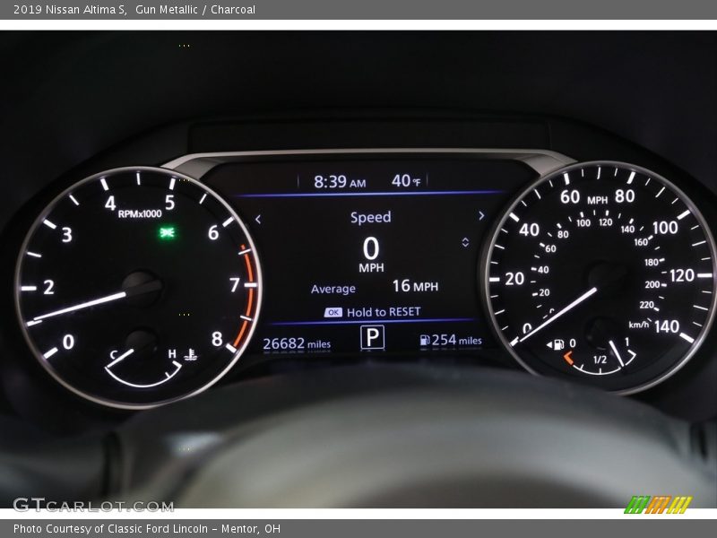 Gun Metallic / Charcoal 2019 Nissan Altima S