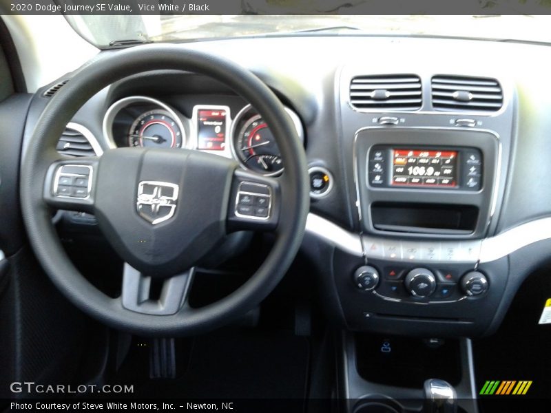 Vice White / Black 2020 Dodge Journey SE Value