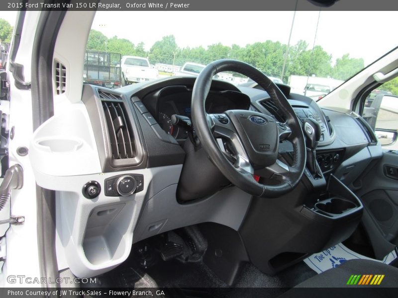 Oxford White / Pewter 2015 Ford Transit Van 150 LR Regular
