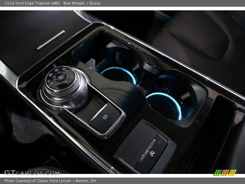 Blue Metallic / Ebony 2019 Ford Edge Titanium AWD