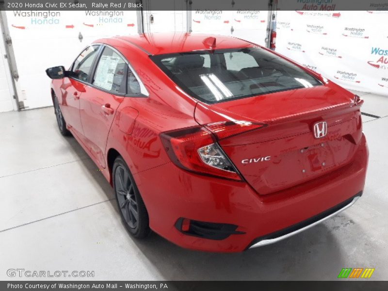 Rallye Red / Black 2020 Honda Civic EX Sedan