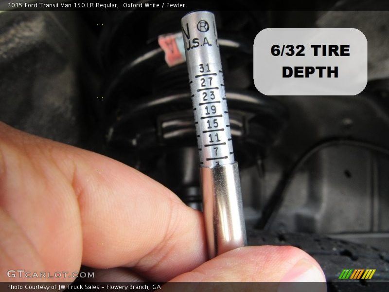Oxford White / Pewter 2015 Ford Transit Van 150 LR Regular