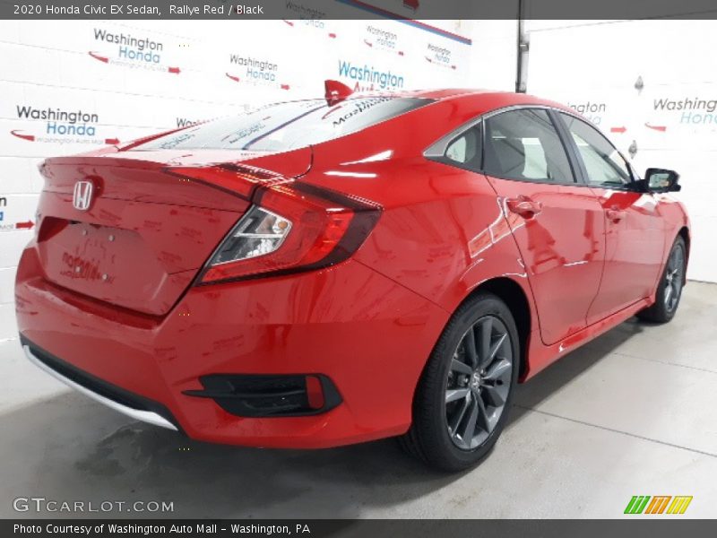 Rallye Red / Black 2020 Honda Civic EX Sedan