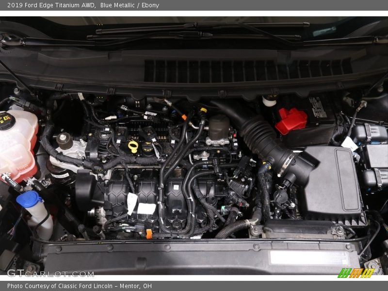 Blue Metallic / Ebony 2019 Ford Edge Titanium AWD
