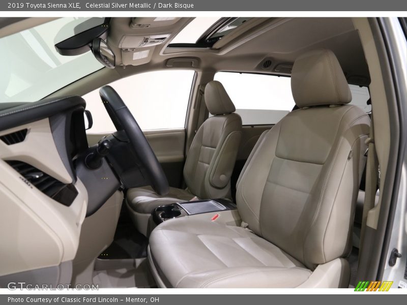 Celestial Silver Metallic / Dark Bisque 2019 Toyota Sienna XLE