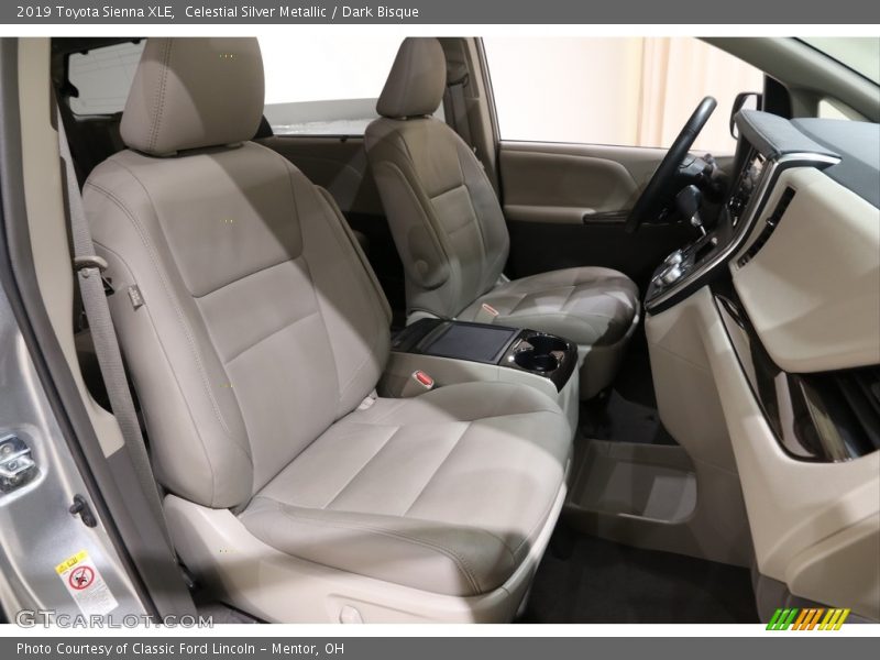 Celestial Silver Metallic / Dark Bisque 2019 Toyota Sienna XLE
