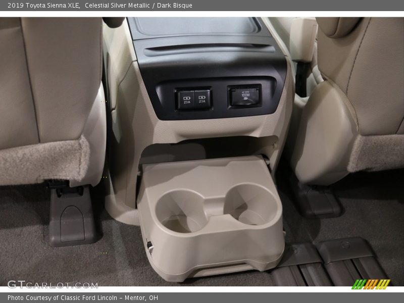 Celestial Silver Metallic / Dark Bisque 2019 Toyota Sienna XLE
