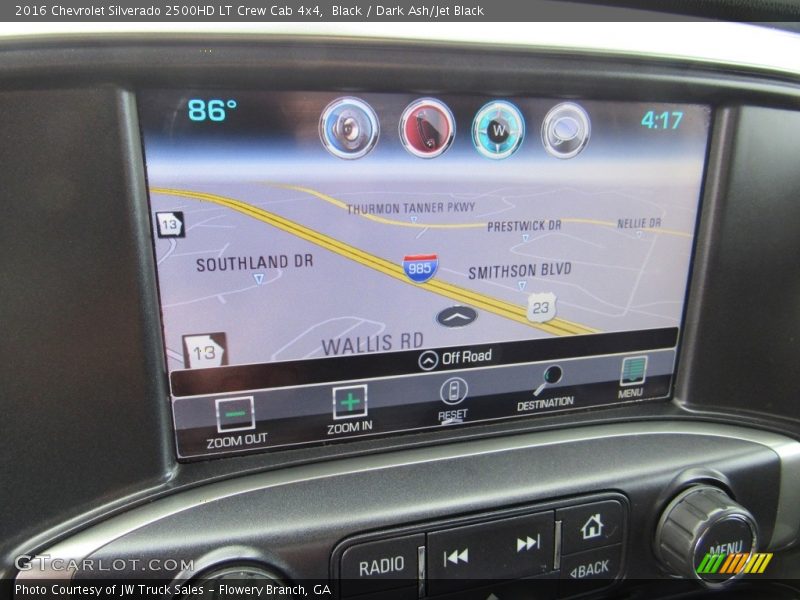 Navigation of 2016 Silverado 2500HD LT Crew Cab 4x4