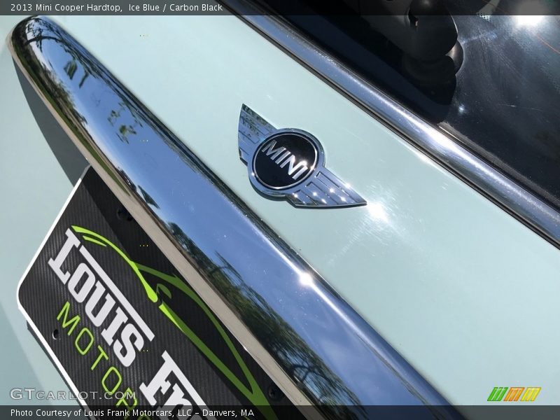 Ice Blue / Carbon Black 2013 Mini Cooper Hardtop