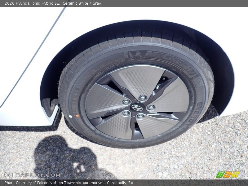 Ceramic White / Gray 2020 Hyundai Ioniq Hybrid SE