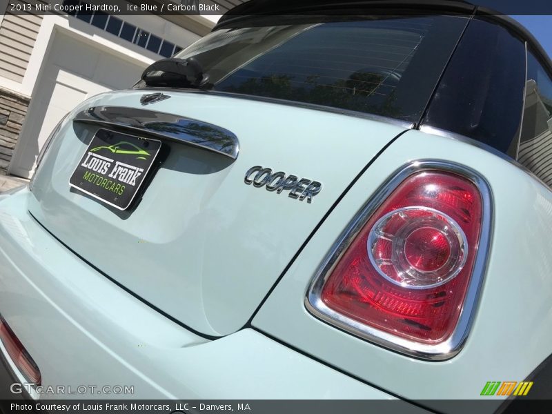 Ice Blue / Carbon Black 2013 Mini Cooper Hardtop