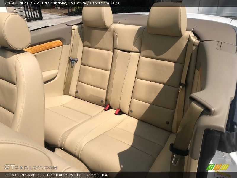 Ibis White / Cardamom Beige 2009 Audi A4 3.2 quattro Cabriolet