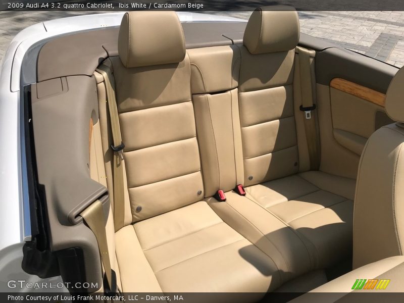 Ibis White / Cardamom Beige 2009 Audi A4 3.2 quattro Cabriolet